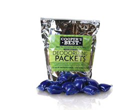 Cooper's Best Deodorizing Packets (250 packets per case))
