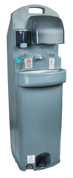 PolyJohn Portable Single User Handwash Sink on Wheels (Encore)